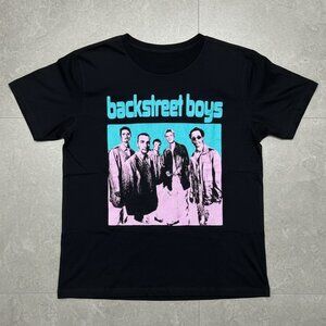 90s Boy Band Pop Group Retro Photo Vintage Graphic Tee Black Music Fan